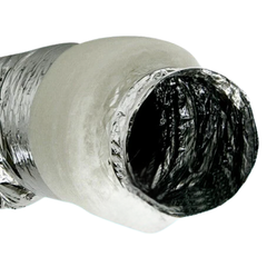 8" 202mm Acoustic Ducting 5m / 10m Polyester Insulated for Heater or Cooler-Off Grid Living Supplies