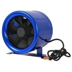 8" Inline Fan with Aluminium Ducting & Clamps Ventilation Kit-Off Grid Living Supplies