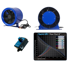 8" Inline Fan with Carbon Filter & Flexible Aluminium Ducting Ventilation Kit-Off Grid Living Supplies