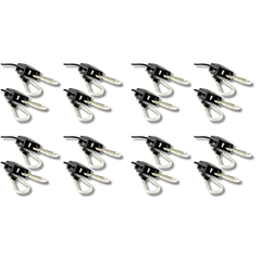8 Pairs Heavy Duty Adjustable Rope Ratchet Light Reflector Hangers 68kg-Off Grid Living Supplies