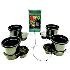 8 Pot Auto Feed Hydrotray System with Nutrient-Off Grid Living Supplies