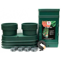 8 Pot Auto Feed Hydrotray System with Nutrient-Off Grid Living Supplies