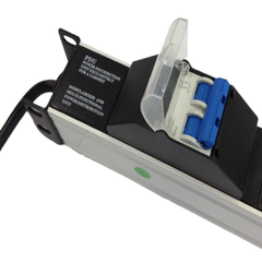 8 Way Aluminium Alloy Power Rail PDU with Air Switch-Off Grid Living Supplies