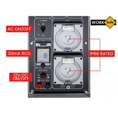 8.4kW Peak / 6kW Rated Single Phase Commercial Diesel Generator with RCD Safety Switch
