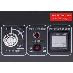 8.4kW Peak / 6kW Rated Single Phase Commercial Diesel Generator with RCD Safety Switch