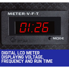 8.4kW Peak / 6kW Rated Single Phase Portable Petrol Generator with RCD