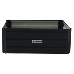 80 x 60 x 30cm Galvanized Steel Garden Bed - Black-Off Grid Living Supplies Australia