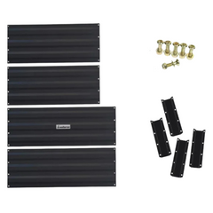 80 x 60 x 30cm Galvanized Steel Garden Bed - Black-Off Grid Living Supplies Australia