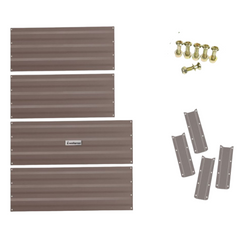 80 x 60 x 30cm Galvanized Steel Garden Bed - Grey-Off Grid Living Supplies Australia