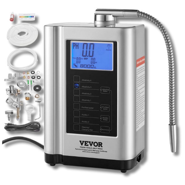 8000L Alkaline Water Ioniser Purifier Machine pH3.5-10.5 - Auto-Cleaning-Off Grid Living Supplies Australia