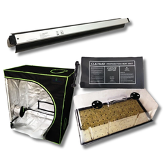 80x45x80cm Grow Tent Fast Seeding Kit with T5 Grow Light Dome - Harvemax-Off Grid Living Supplies