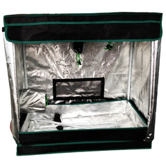 80x45x80cm Grow Tent with 50W LED, 10A Timer, 150mm Clip Fan and Yoyo Hanger-Off Grid Living Supplies