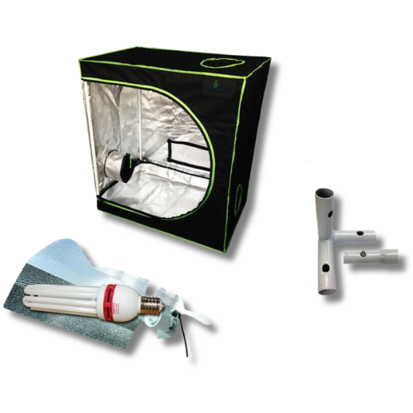 80x45x80cm Grow Tent with Optional Spectrum CFL Grow Light Seedling Cutting - Harvemax-Off Grid Living Supplies