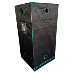 80x80cm Grow Tent with Full Spectrum LED UFO Grow Light and 4 Inch Fan Duct Setup - Harvemax-Off Grid Living Supplies