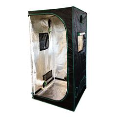 80x80x160cm Grow Tent with 2FT 24W Full Spectrum LED Light 2700K + 6400K-Off Grid Living Supplies