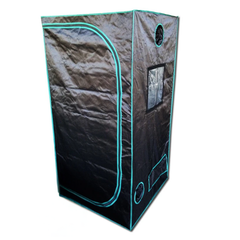 80x80x160cm Grow Tent with 2FT 24W Full Spectrum LED Light 2700K + 6400K-Off Grid Living Supplies