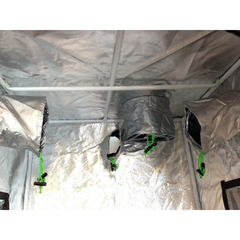 80x80x160cm Grow Tent with 2FT 24W Full Spectrum LED Light 2700K + 6400K-Off Grid Living Supplies