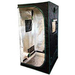 80x80x160cm Hydroponics Grow Tent Seeding and Cloning Kit with LED Panel and Coco Tray-Off Grid Living Supplies