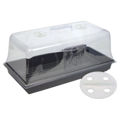 80x80x160cm Hydroponics Grow Tent Seeding and Cloning Kit with LED Panel and Coco Tray-Off Grid Living Supplies