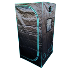 80x80x180cm Grow Tent with 100W Full Spectrum LED and 6 Inch Fan Duct Setup-Off Grid Living Supplies
