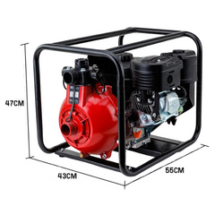 8HP 1.5" / 1" Petrol High Pressure Water Transfer Pump for Fire Fighting / Irrigation