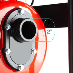 8HP Petrol High Pressure Water Pump with 4 Outlets for Irrigation / Fire Fighting