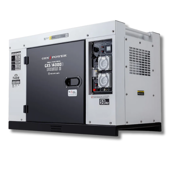 8.4kW Peak / 6kW Rated Single Phase Commercial Diesel Generator with RCD Safety Switch-Off Grid Living Supplies Australia