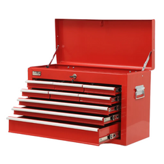 9 Drawer Tool Chest with Toolbox Organiser Garage Set - Red-Off Grid Living Supplies Australia