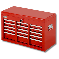 9 Drawer Tool Chest with Toolbox Organiser Garage Set - Red-Off Grid Living Supplies Australia