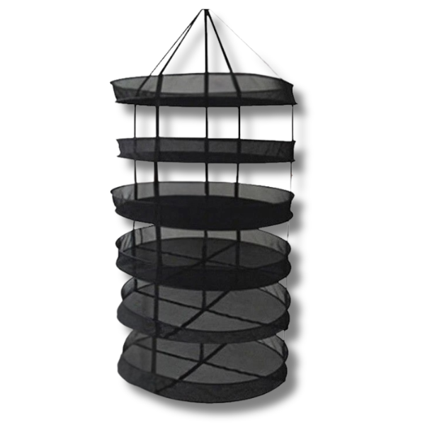90 cm Six-Tier Hanging Herb Dry Net Detachable Bud Dryer-Off Grid Living Supplies