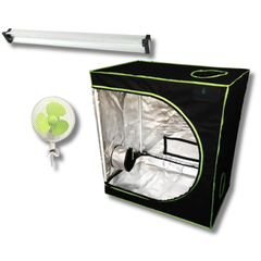 90x60x100cm Grow Tent with LED Grow Light and Clip Fan - Harvemax-Off Grid Living Supplies