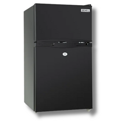 95L Portable Upright Fridge 12V / 24V for Caravans / RV's / Motorhomes / Camping - Black-Off Grid Living Supplies Australia