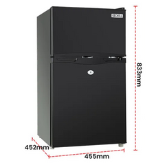 95L Portable Upright Fridge 12V / 24V for Caravans / RV's / Motorhomes / Camping - Black
