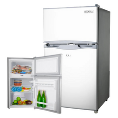 95L Portable Upright Fridge 12V / 24V for Caravans / RV's / Motorhomes / Camping - Silver