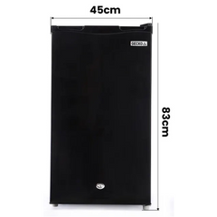95L Portable Upright Fridge & Freezer 12V / 24V for Caravans / RV's / Motorhomes / Camping - Black