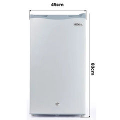 95L Portable Upright Fridge & Freezer 12V / 24V for Caravans / RV's / Motorhomes / Camping - Silver