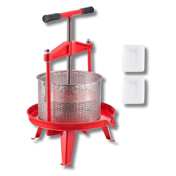 9L Manual Fruit & Wine Press - Stainless Steel-Off Grid Living Supplies Australia