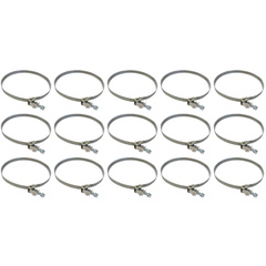 Adjustable 12" / 300mm Clamp Heavy Duty Tight Hose Duct Pipe Screw-Release Clamp-Off Grid Living Supplies