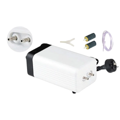 Air Pump 2x2.8L/min with Air Stones for Oxygenation in Fish Tanks 2 Outlets-Off Grid Living Supplies