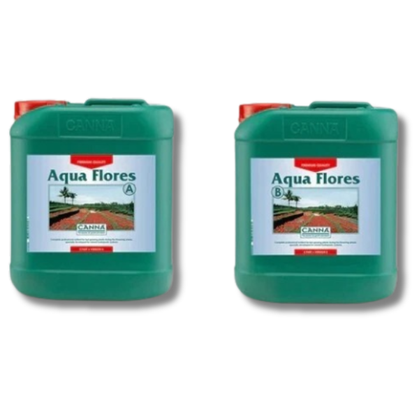 Aqua Flores A&B 2x5L Fast Grow Nutrient - Canna-Off Grid Living Supplies
