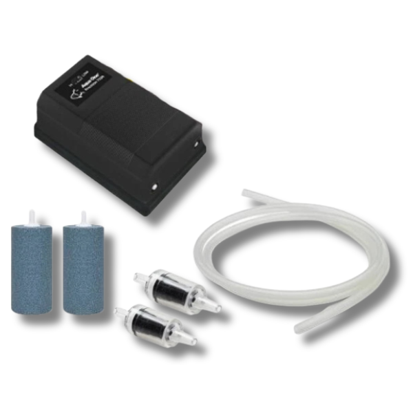 Aqua One 7500 Precision Air Pump with Airstone & Check Valve for Fish Tanks-Off Grid Living Supplies