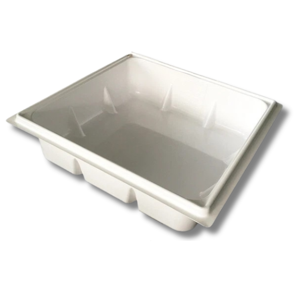 Aquaponic Grow Tray 115x115x31cm 4mm Thick Hydroponic Grow Bed 240L-Off Grid Living Supplies