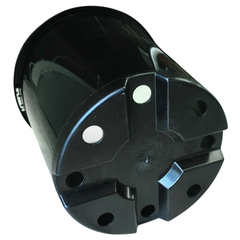 Australian Made 150x150mm Black Grow Pot with Holes for Hydroponics or Soil-Off Grid Living Supplies