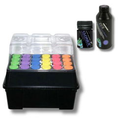 Automatic Clone Station 24 Cells Root Sprayer with Clonex Gel Solution-Off Grid Living Supplies
