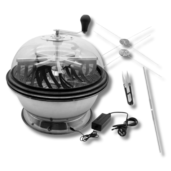Bloom Works 483 mm (19 Inch) Auto Leaf Trimmer Efficient Electric & Hand Bowl Trimmer-Off Grid Living Supplies