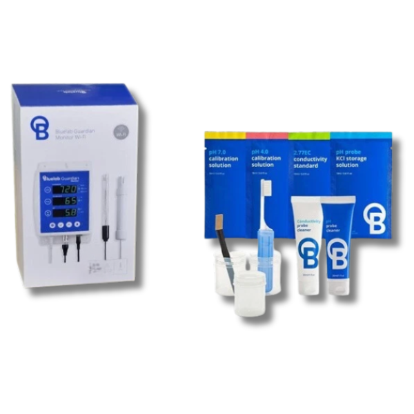 Bluelab Guardian Monitor WiFi Digital Meter with Probe Care Kit for Hydroponics-Off Grid Living Supplies