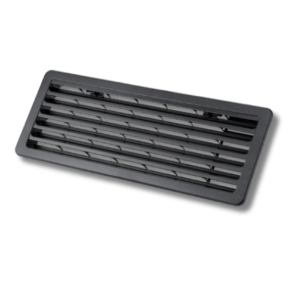 Bottom Fridge Vent Black-Off Grid Living Supplies Australia