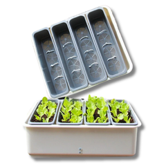 Brand New Design Auto Feed Self-Watering Smart Garden Vege Easy Grow Pot SC03-Off Grid Living Supplies