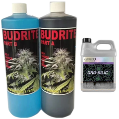 Budrite A&B Growth & Flowering Nutrient or GRO Silic Additive - Budrite-Off Grid Living Supplies