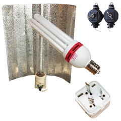 CFL Reflector Grow Light Kit with Energy Saving Lamp, Hanger and Adapter-Off Grid Living Supplies